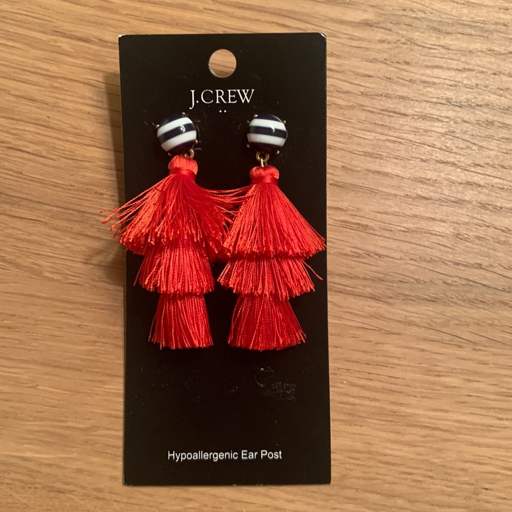 J Crew Tassel Earrings